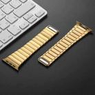 For Apple Watch Series 4 44mm Single Bead Magnetic Stainless Steel Watch Band(Gold) - 3