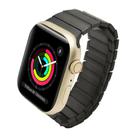 For Apple Watch Series 3 42mm Single Bead Magnetic Stainless Steel Watch Band(Black) - 1