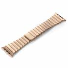 For Apple Watch Series 10 46mm Single Bead Magnetic Stainless Steel Watch Band(Rose Gold) - 2