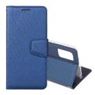 For Samsung Galaxy A51 5G Silk Texture Horizontal Flip Leather Case with Holder & Card slots & Wallet & Photo Frame(Dark Blue) - 1