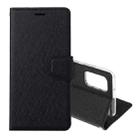 For OPPO Reno4 Silk Texture Horizontal Flip Leather Case with Holder & Card slots & Wallet & Photo Frame(Black) - 1
