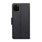 For iPhone 12 / 12 Pro Silk Texture Horizontal Flip Leather Case with Holder & Card slots & Wallet & Photo Frame(Black) - 3