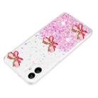 For Samsung Galaxy A05 Luminous Starry Sky Glitter Butterfly TPU Phone Case(Pink) - 3
