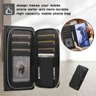 For Xiaomi Mi 11T / 11T Pro Rhombic Full Zipper Wallet Leather Phone Case(Black) - 2