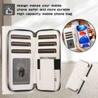 For Redmi Note 11 Pro Global Rhombic Full Zipper Wallet Leather Phone Case(White) - 2