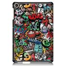 For Huawei Enjoy Tablet 2 10.1 inch / Honor Pad 6 10.1 inch Colored Drawing Pattern Horizontal Flip Leather Case with Three-folding Holder & Sleep / Wake-up Function(Graffiti) - 3