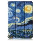 For Huawei Enjoy Tablet 2 10.1 inch / Honor Pad 6 10.1 inch Colored Drawing Pattern Horizontal Flip Leather Case with Three-folding Holder & Sleep / Wake-up Function(Starry Sky) - 2