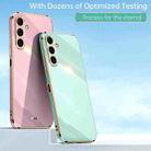 For Samsung Galaxy A16 5G XINLI Straight Edge 6D Electroplate TPU Phone Case(Mint Green) - 2