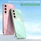 For Samsung Galaxy A35 5G XINLI Straight Edge 6D Electroplate TPU Phone Case(Celestial Blue) - 2