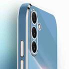 For Samsung Galaxy A16 5G XINLI Straight Edge 6D Electroplate TPU Phone Case with Ring Holder(Mint Green) - 3