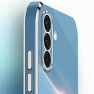 For Samsung Galaxy A36 5G XINLI Straight Edge 6D Electroplate TPU Phone Case with Ring Holder(Mint Green) - 3