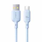 Baseus Silky Series 1m 100W USB to USB-C / Type-C Fast Charging Cable(Blue) - 2