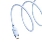 Baseus Silky Series 1m 100W USB to USB-C / Type-C Fast Charging Cable(Blue) - 3