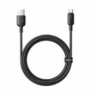 Baseus Silky Series 2m 100W USB to USB-C / Type-C Fast Charging Cable(Black) - 1