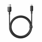 Baseus Silky Series 1m 2.4A USB to 8 Pin Fast Charging Cable(Black) - 1