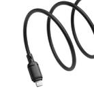 Baseus Silky Series 1m 2.4A USB to 8 Pin Fast Charging Cable(Black) - 3