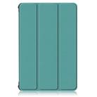 For Huawei Enjoy Tablet 2 10.1 inch / Honor Pad 6 10.1 inch Solid Color Horizontal Flip Leather Case with Three-folding Holder & Sleep / Wake-up Function(Green) - 2