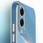 For Samsung Galaxy S25 Edge 5G XINLI Straight Edge 6D Electroplate TPU Phone Case(White) - 3