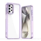 For Samsung Galaxy A13 4G / 5G Shine High Transparency Acrylic Phone Case(Purple) - 1