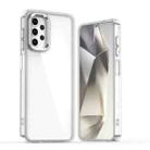 For Samsung Galaxy A13 4G / 5G Shine High Transparency Acrylic Phone Case(White) - 1
