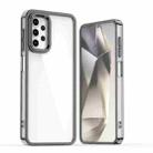 For Samsung Galaxy A04 / A04s Shine High Transparency Acrylic Phone Case(Black) - 1