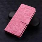 For Google Pixel 9 / 9 Pro Mandala Embossed Dual-Fold Calf Leather Phone Case(Pink) - 2