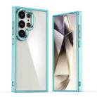 For Samsung Galaxy S24 Ultra 5G Shine High Transparency Acrylic Phone Case(Blue) - 1