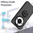 For Honor X9c Smart Q Shadow 1 Series TPU Hybrid PC Phone Case with Ring(Red) - 3