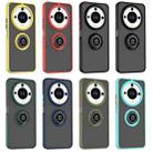 For Honor X9c Smart Q Shadow 1 Series TPU Hybrid PC Phone Case with Ring(Army Green) - 2