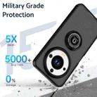 For Honor X9c Smart Q Shadow 1 Series TPU Hybrid PC Phone Case with Ring(Army Green) - 3
