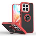 For Honor X8c 4G Q Shadow 1 Series TPU Hybrid PC Phone Case with Ring(Red) - 1