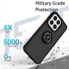 For Honor X8c 4G Q Shadow 1 Series TPU Hybrid PC Phone Case with Ring(Yellow) - 3