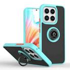 For Honor X8c 4G Q Shadow 1 Series TPU Hybrid PC Phone Case with Ring(Sky Blue) - 1