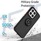 For Honor X8c 4G Q Shadow 1 Series TPU Hybrid PC Phone Case with Ring(Army Green) - 3