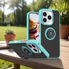 For Honor 400 Lite Global Q Shadow 1 Series TPU + PC Phone Case with Ring(Sky Blue) - 1