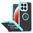 For Honor X6c 4G Q Shadow 1 Series TPU + PC Phone Case with Ring(Sky Blue) - 1
