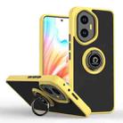 For Honor 300 Q Shadow 1 Series TPU + PC Phone Case with Ring(Yellow) - 1