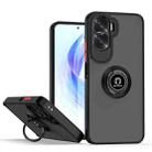 For Honor 90 Lite Q Shadow 1 Series TPU + PC Phone Case with Ring(Black+Red) - 1