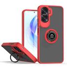 For Honor 90 Lite Q Shadow 1 Series TPU + PC Phone Case with Ring(Red) - 1