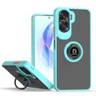 For Honor 90 Lite Q Shadow 1 Series TPU + PC Phone Case with Ring(Sky Blue) - 1