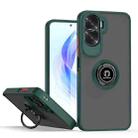 For Honor 90 Lite Q Shadow 1 Series TPU + PC Phone Case with Ring(Dark Green) - 1