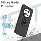 For Honor X60 Pro / X9c Q Shadow 1 Series TPU + PC Phone Case with Ring(Yellow) - 3
