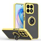 For Honor X8a Q Shadow 1 Series TPU + PC Phone Case with Ring(Yellow) - 1