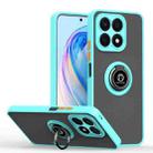 For Honor X8a Q Shadow 1 Series TPU + PC Phone Case with Ring(Sky Blue) - 1