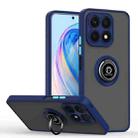 For Honor X8a Q Shadow 1 Series TPU + PC Phone Case with Ring(Royal Blue) - 1