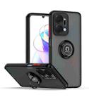 For Honor X7a Q Shadow 1 Series TPU + PC Phone Case with Ring(Black+Red) - 1