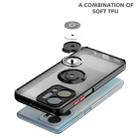 For Honor X7a Q Shadow 1 Series TPU + PC Phone Case with Ring(Black+Red) - 3