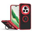 For Honor Magic6 Pro Q Shadow 1 Series TPU + PC Phone Case with Ring(Red) - 1