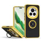For Honor Magic6 Pro Q Shadow 1 Series TPU + PC Phone Case with Ring(Yellow) - 1