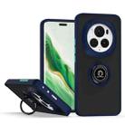 For Honor Magic6 Pro Q Shadow 1 Series TPU + PC Phone Case with Ring(Royal Blue) - 1